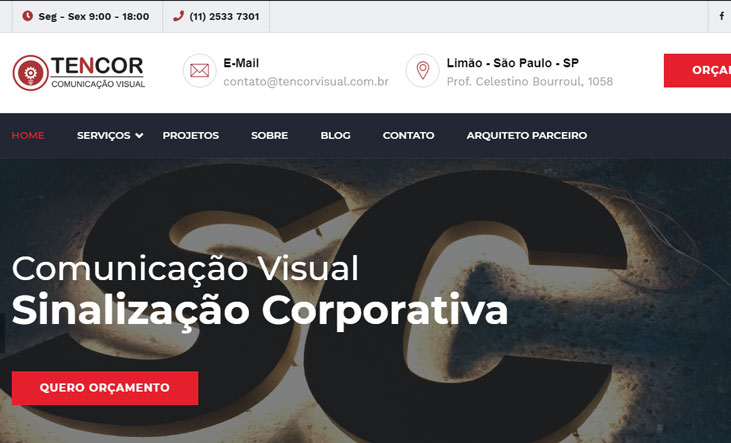 Criamos o novo site da Tencor - Agência Next Step