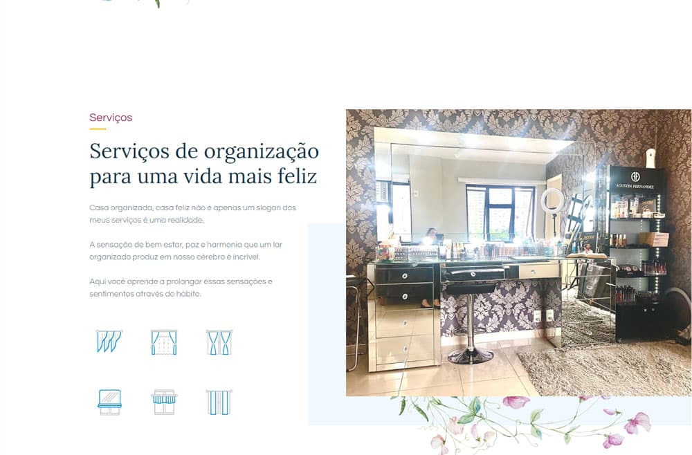 Criamos o site da Nice Ripoli Personal Organizer - Agência Next Step - Criação de Sites e Consultoria SEO