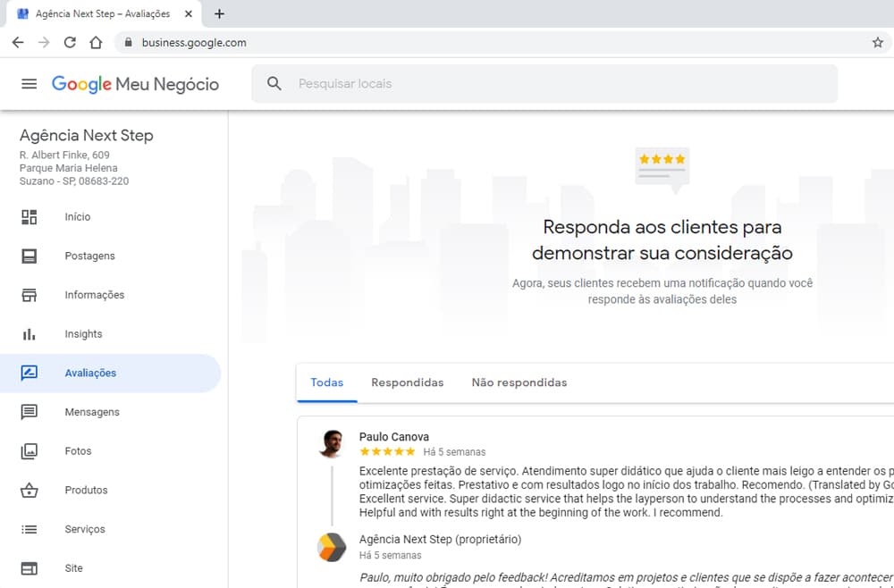 Google Meu Negócio: 5 motivos para você começar a usar hoje mesmo - Agência Next Step - Criação de Sites, Consultoria SEO e Hospedagem de Sites em Suzano - SP