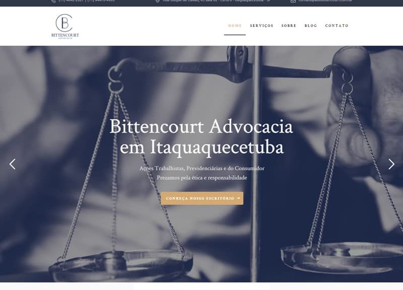 Case Bittencourt Advocacia - Agência Next Step - Tecnologia e Marketing Digital