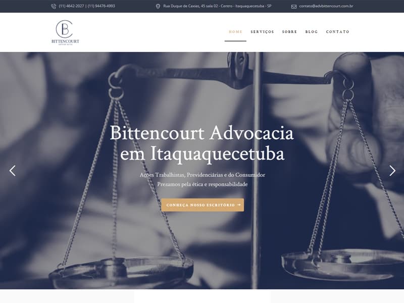 Case Bittencourt Advocacia - Agência Next Step - Tecnologia e Marketing Digital