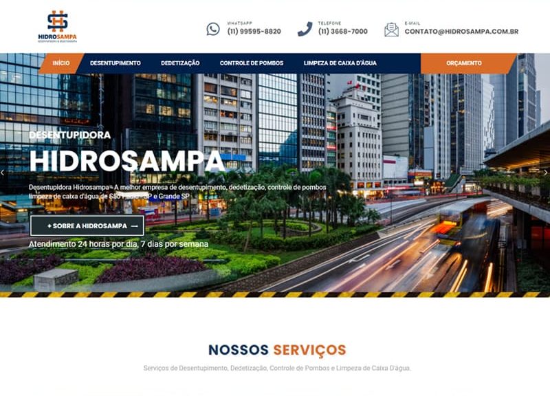 Case Hidrosampa - Agência Next Step - Tecnologia e Marketing Digital