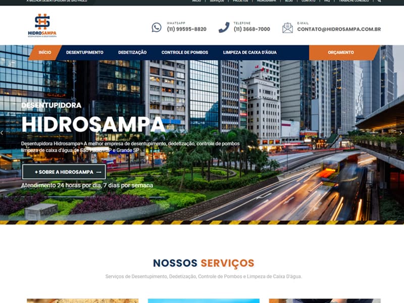 Case Hidrosampa - Agência Next Step - Tecnologia e Marketing Digital