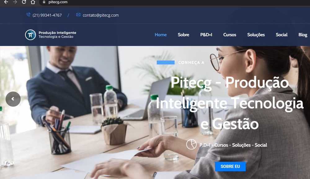 Criamos o site da Pitecg - Agência Next Step - Criação e Otimização de Sites