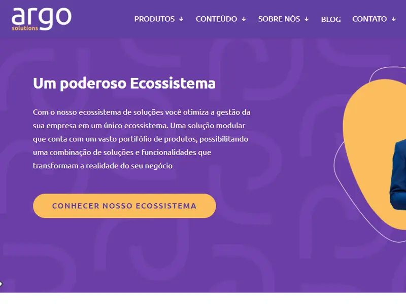 Case Argo Solutions - Agência Next Step; prestamos os serviços de criação do site novo da Argo Solutions e implementamos o SEO.