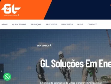 GL Soluções em Energia - Agência Next Step: criamos o site da GL, empresa de Suzano - SP que presta serviços de soluções energéticas.