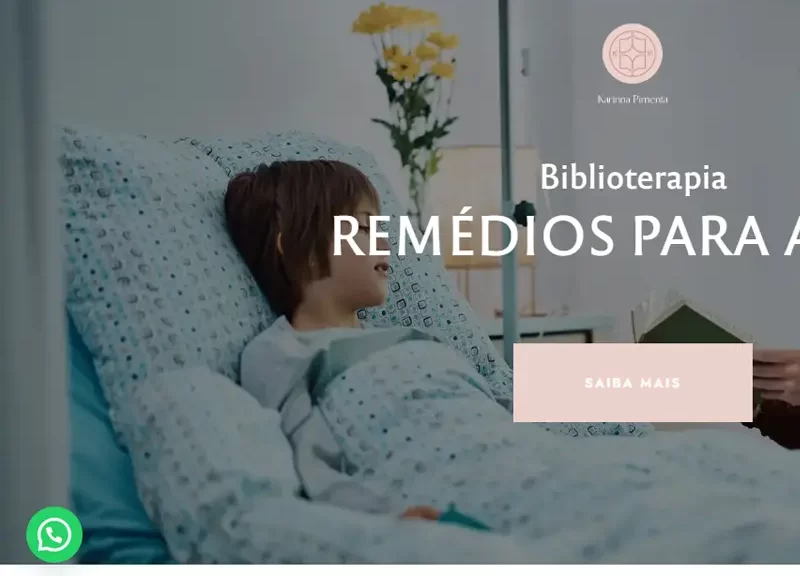 Karinna Pimenta - Agência Next Step: criamos o novo site da autora e terapêuta Karinna Pimenta, projeto sob medida para o Remédios da Alma.
