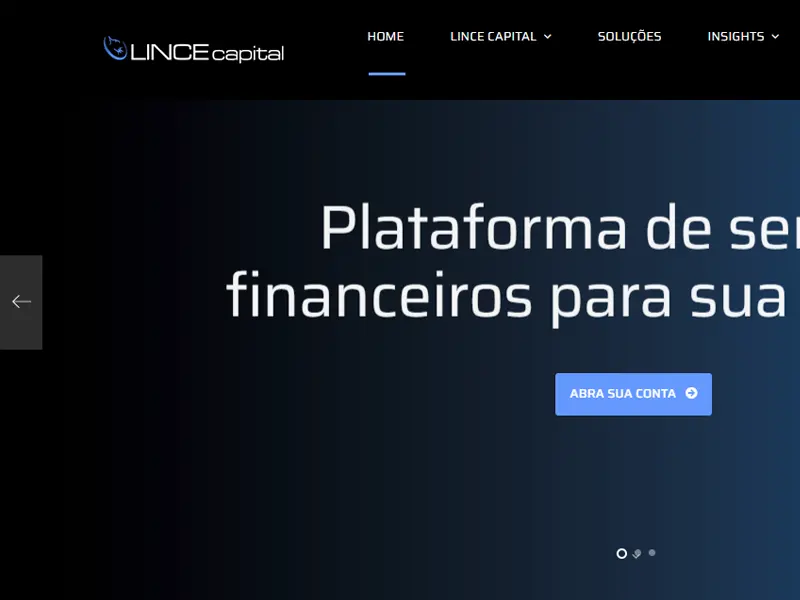 LINCE Capital - Agência Next Step: empresa de investimento de São Paulo - SP que precisava de um novo site institucional sobre investimentos!