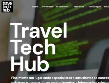 Travel Tech Hub - Agência Next Step: criamos o novo site WordPress da empresa que é especialista em soluções em tecnologia de viagens!