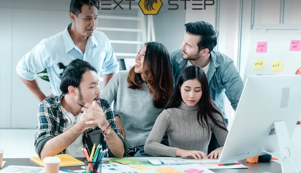 Agência de criação e design - Agência Next Step: criação de layouts, letras, logos, ilustrações e tudo o que precisar para identidade visual!